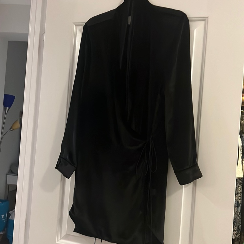 Mason velvet wrap dress